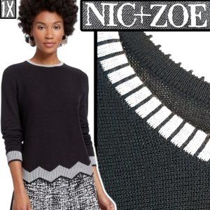 Jagger Zigzag Hem sweater